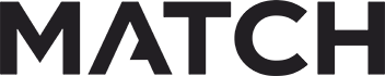 Match logo svart
